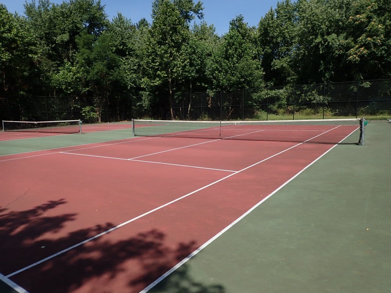 Tennis courts at Greenbelt Recreation Center