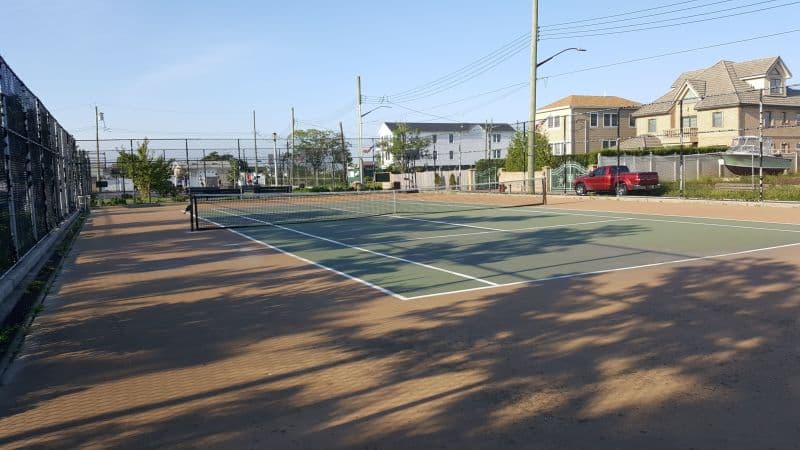 Tennis courts at Broad Channel Park