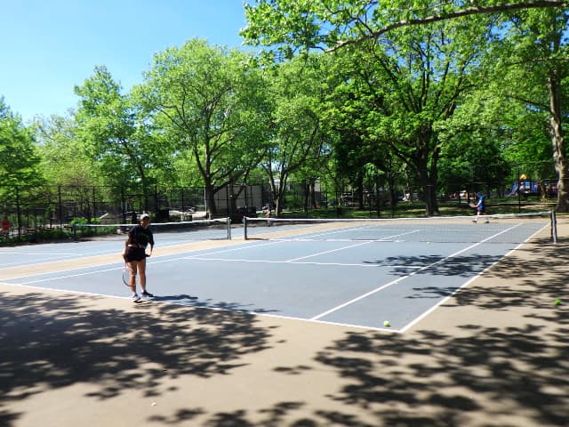 Tennis courts at Cooper Park