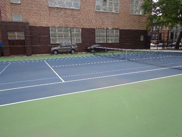 Tennis courts at Decatur Playground