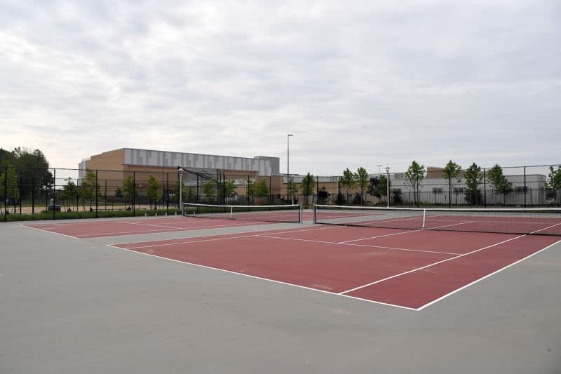Tennis courts at Fairview Park