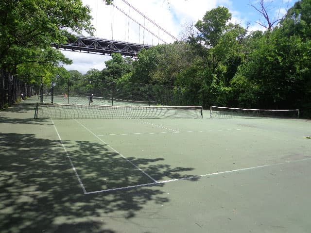 Tennis courts at Fort Washington Park