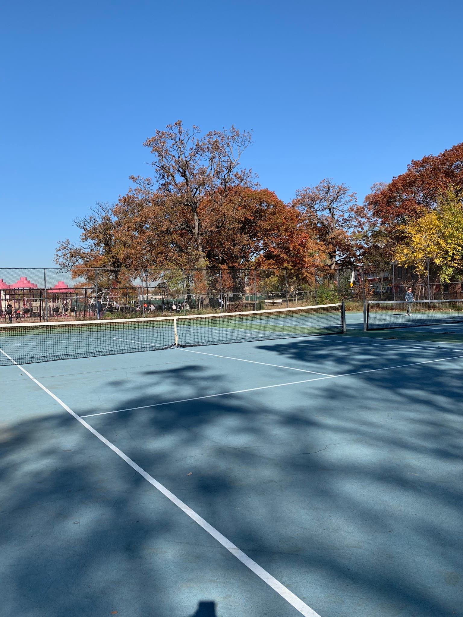 Tennis courts at Friends Field