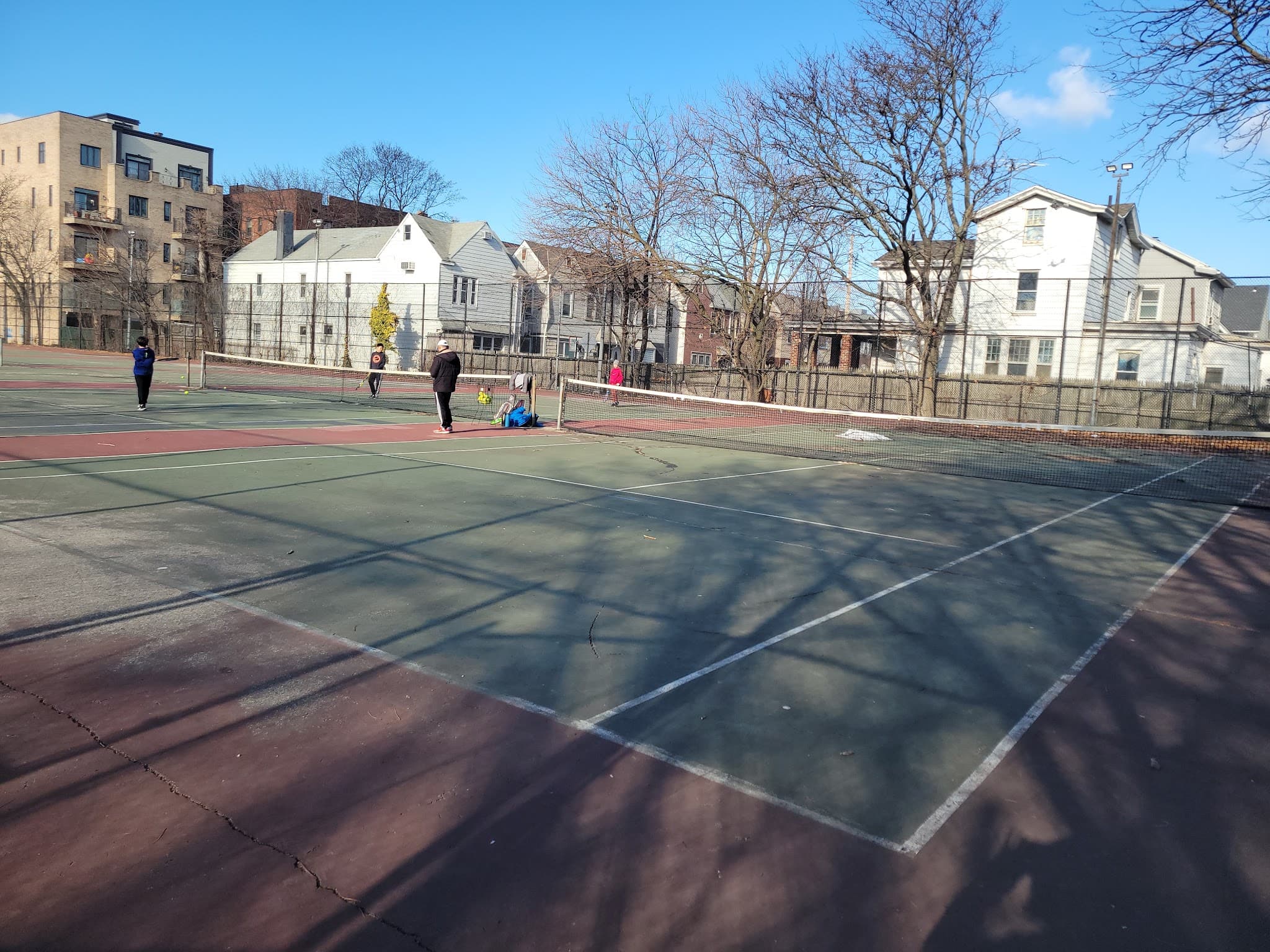 Tennis courts at Kelly Park Playground