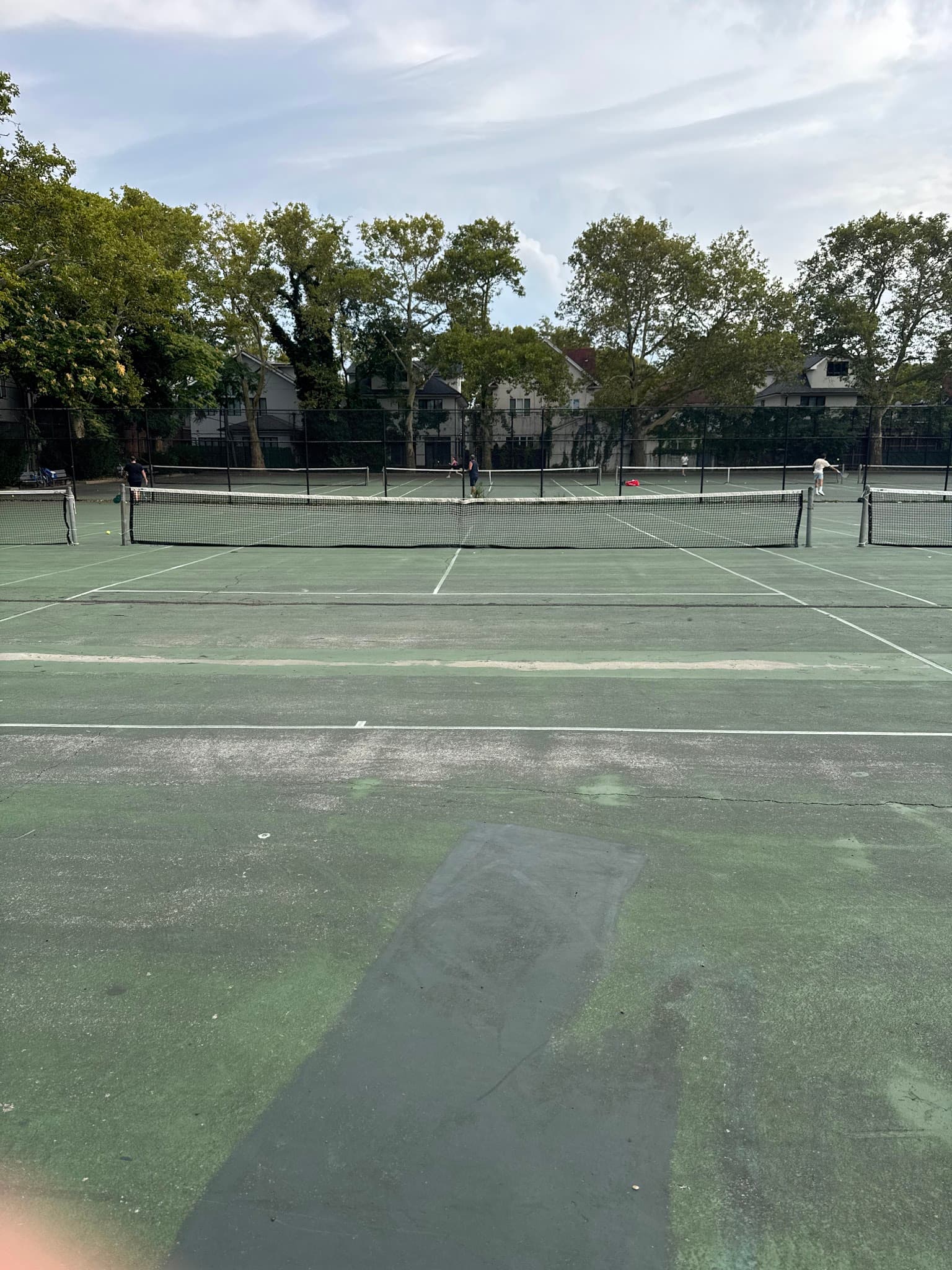 Tennis courts at McDonald Playground