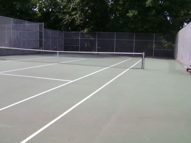 Tennis courts at Seton Park