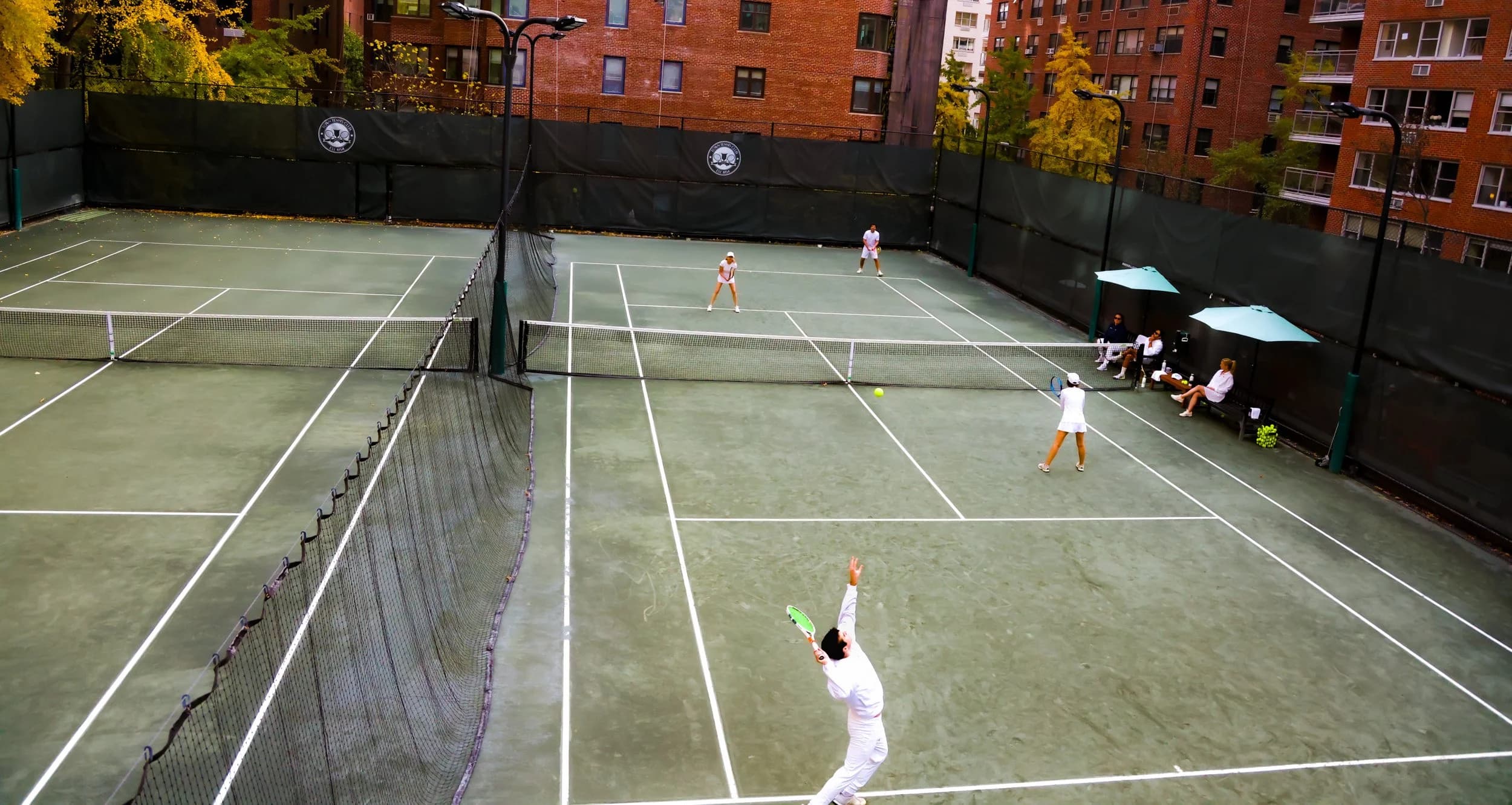 Tennis courts at Town Tennis Club