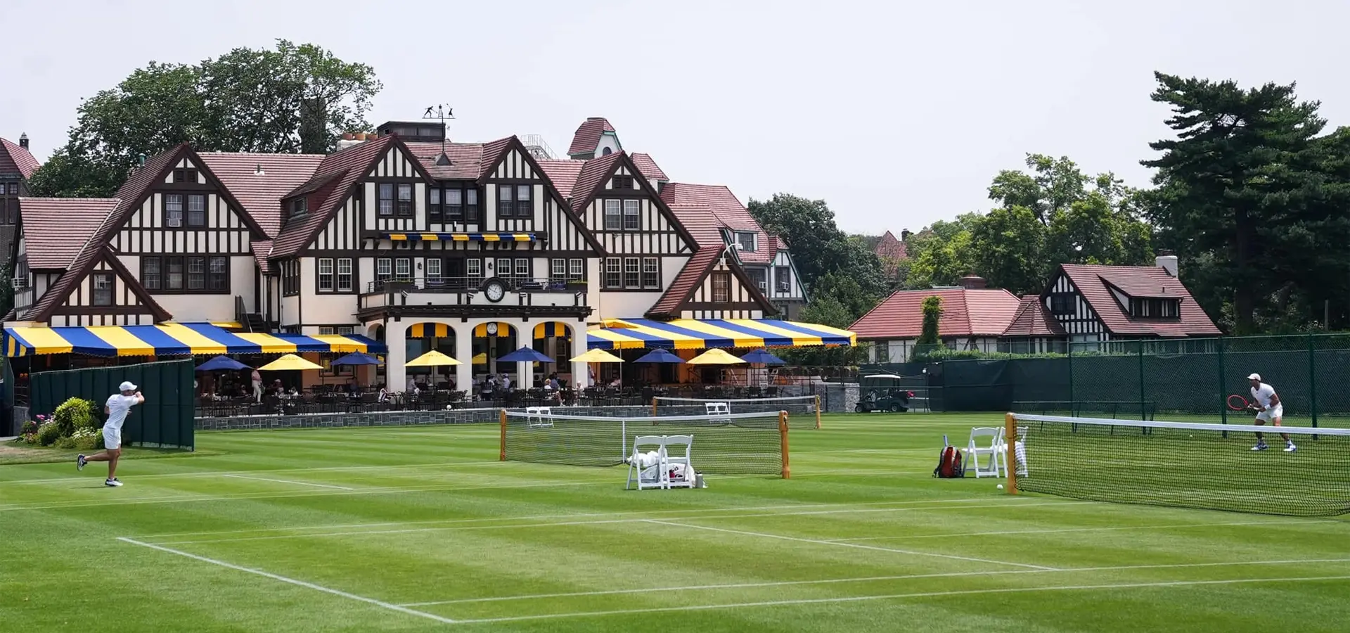 Tennis courts at West Side Tennis Club