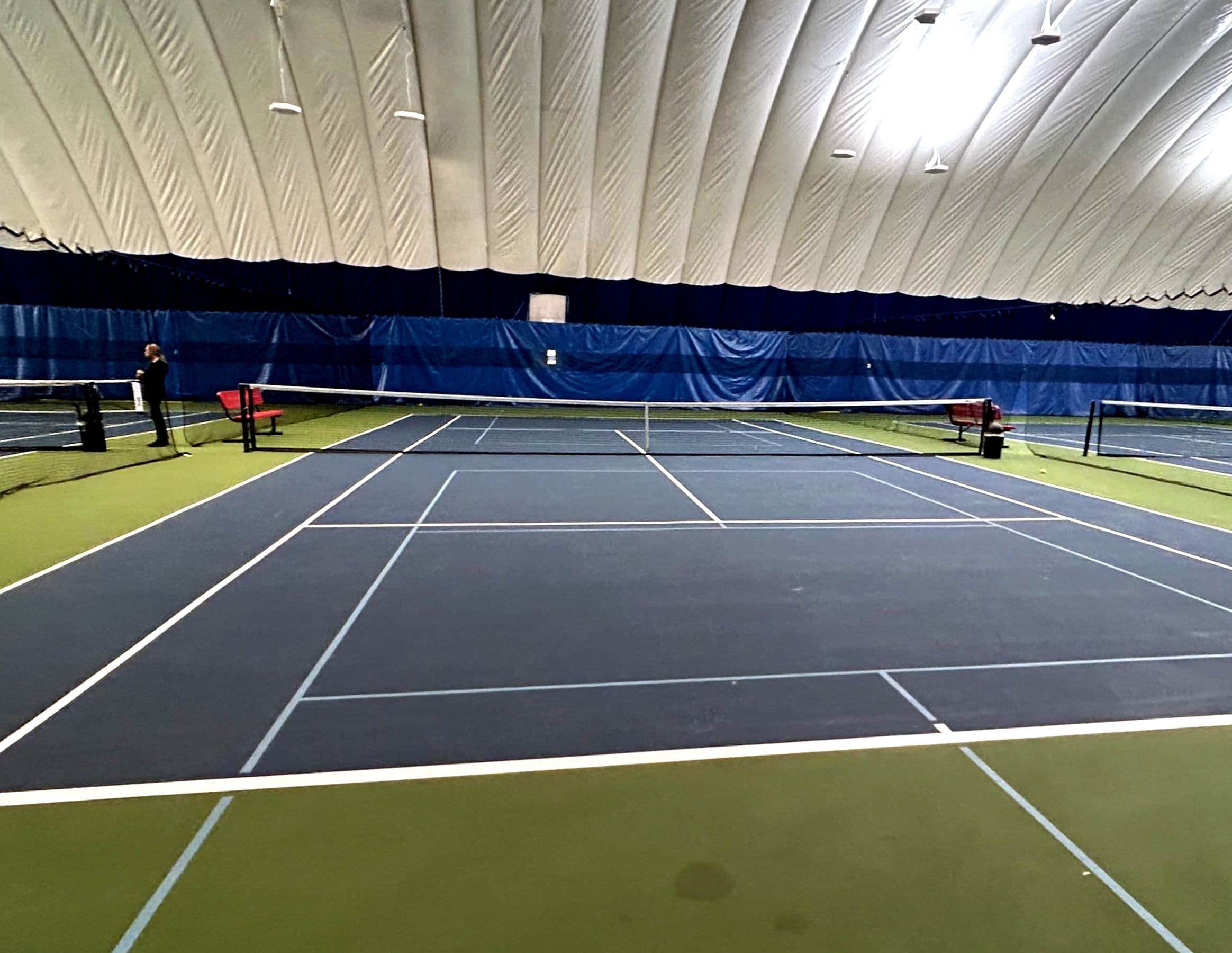 Tennis courts at Alley Pond Tennis Center