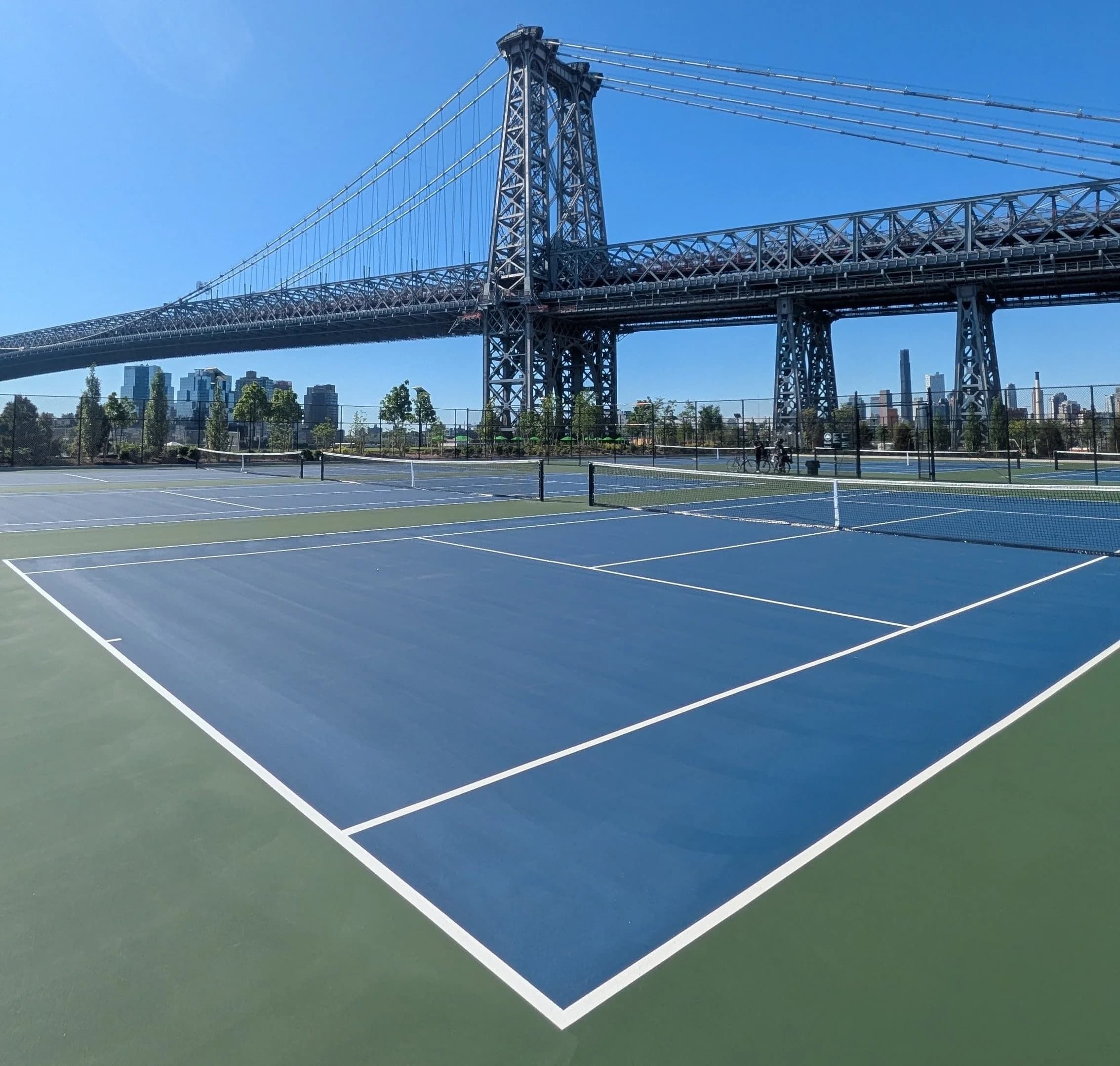 Tennis courts at East River Park (Brian Watkins Tennis Center)