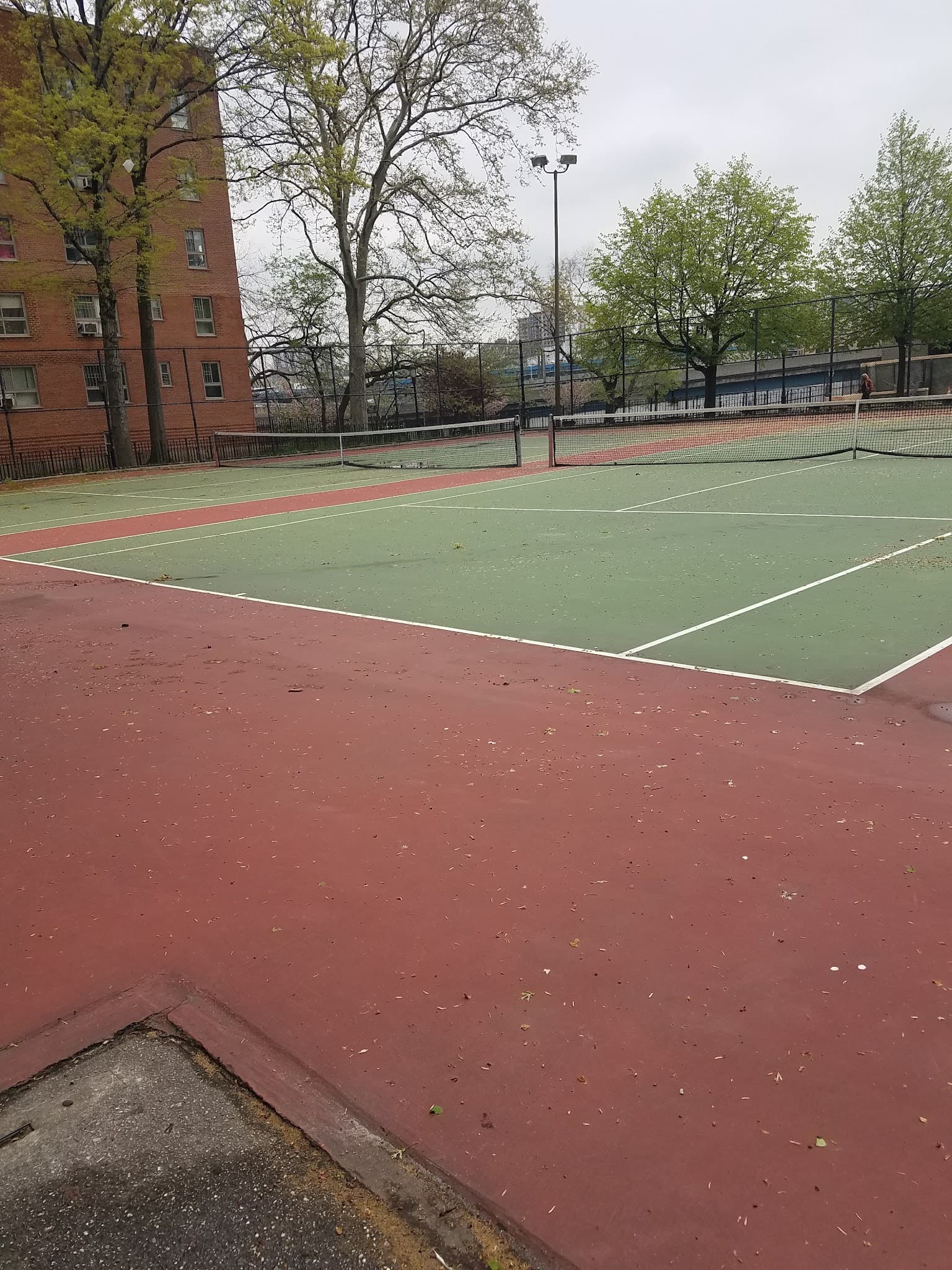 Tennis courts at Frederick Johnson Playground
