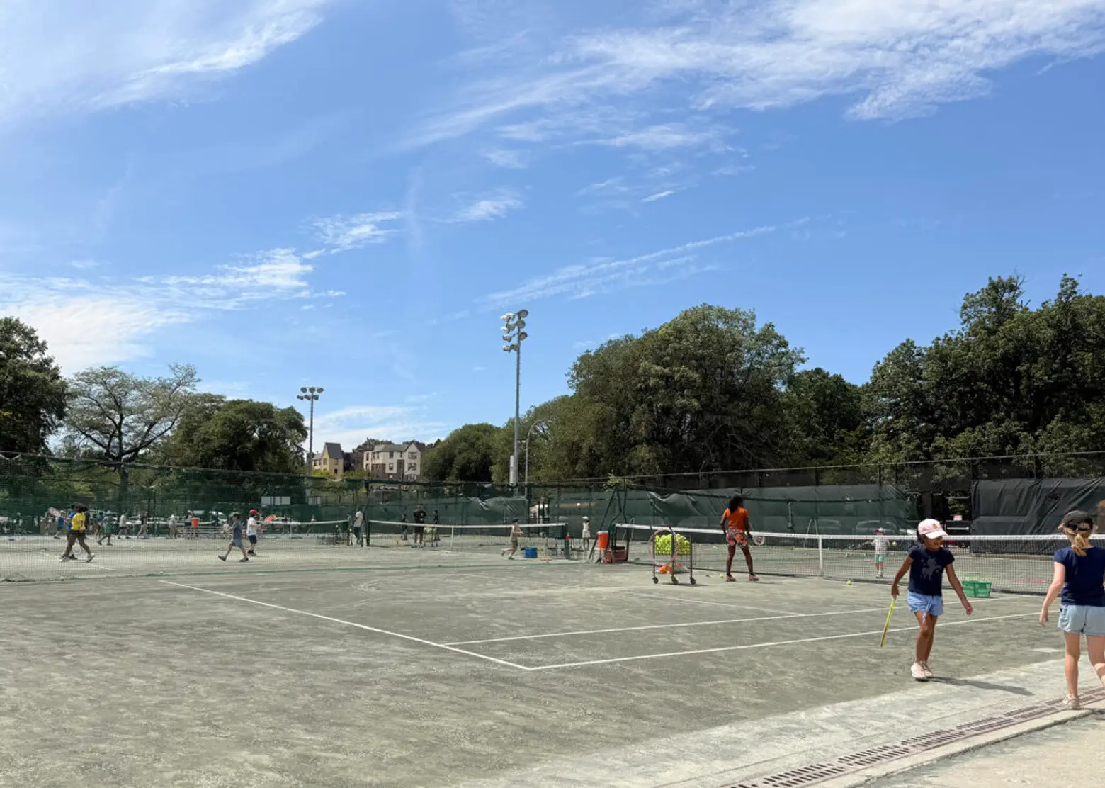 Tennis courts at Prospect Park Tennis Center
