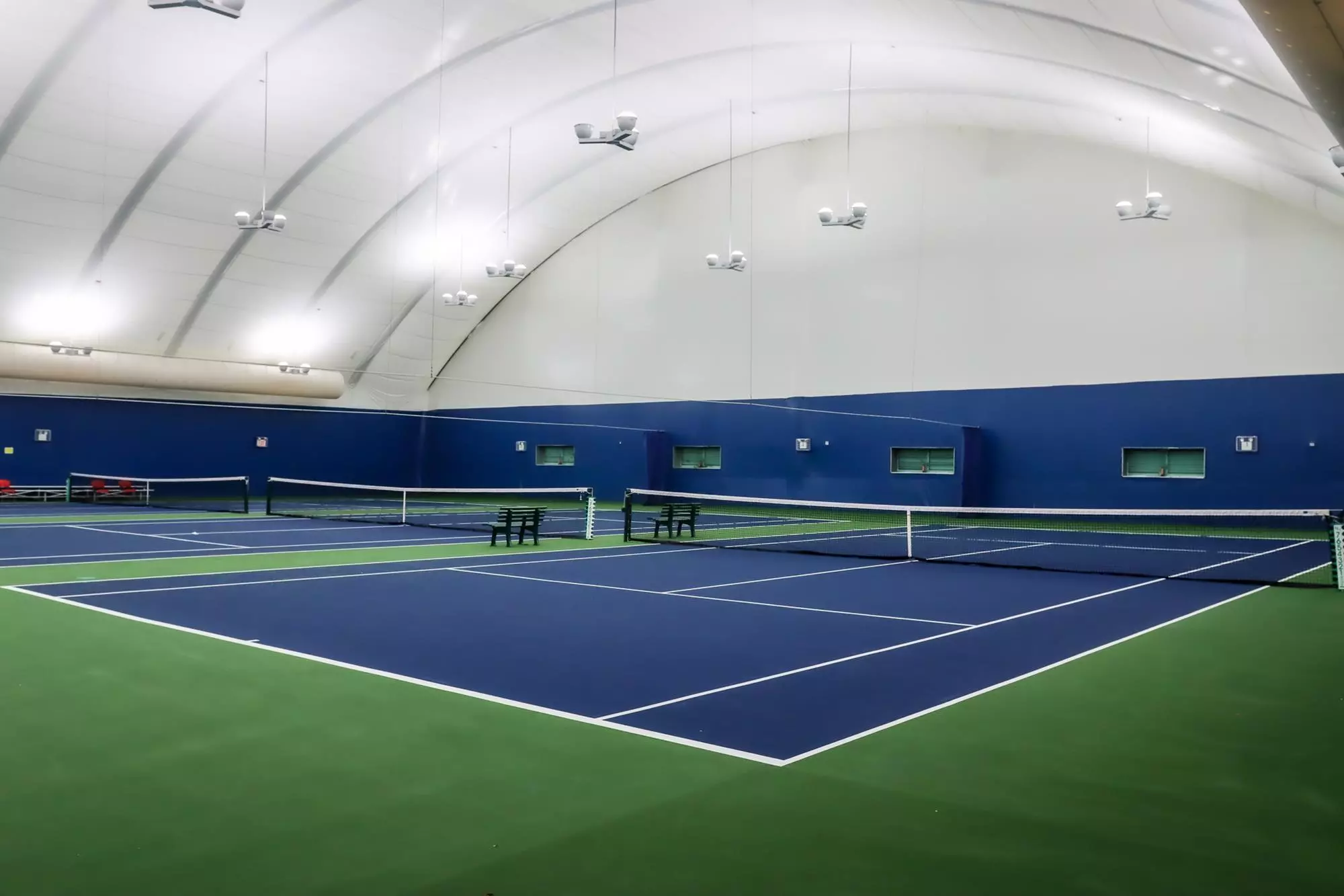 Tennis courts at Queens College Tennis Center