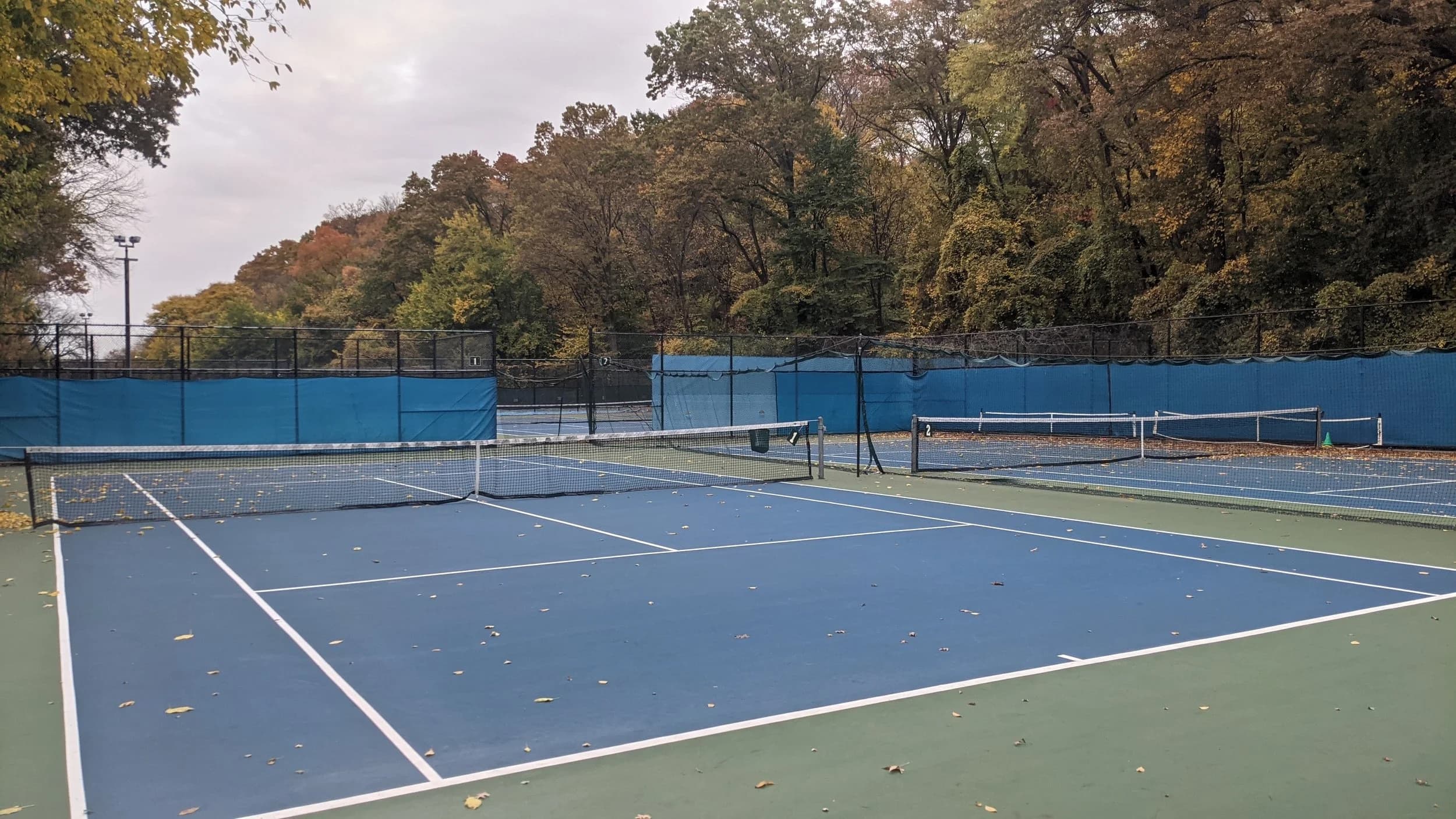 Tennis courts at Riverside Park 119th St Courts