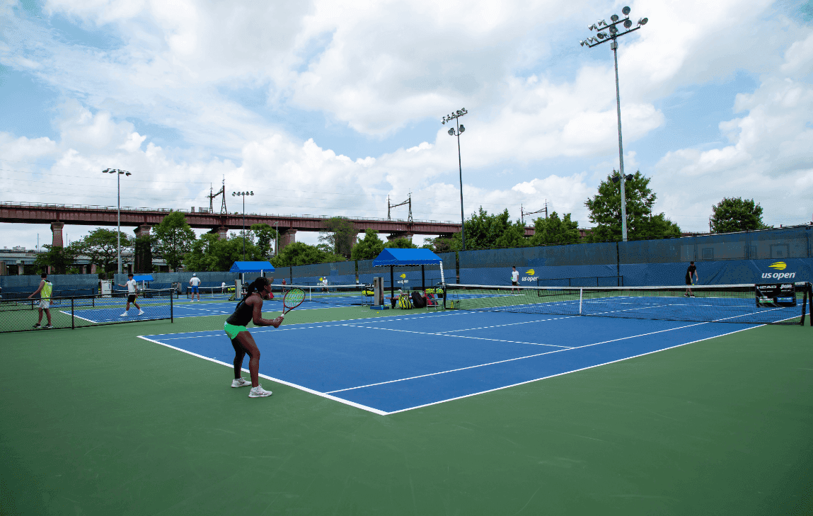 Tennis courts at Sportime Randall's Island